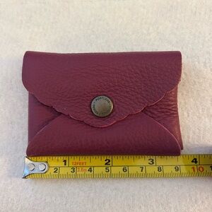 Portland Leather Goods Daisy wallet in Iris